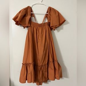 Free People | burnt orange | short dress | size small